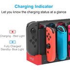 Nintendo Switch JoyCon Charging Dock Hub USB Controller Charger Dock Stand Station Holder Switch NS JoyCon Game Charging Hub