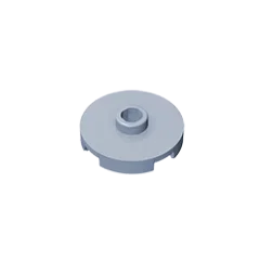 Gobricks GDS-1041 Tile Round 2x2 with Open Stud | Compatible Building Block for DIY Educational Kits