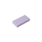 Gobricks GDS-566 Tile 1 x 2 with Groove | Compatible Building Block