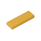 Gobricks GDS-562 Tile 1 x 3 Building Blocks | Compatible with Lego 63864