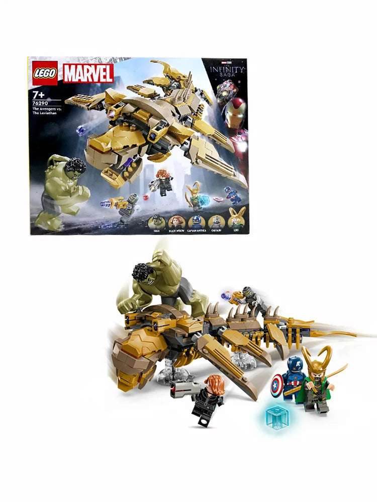 LEGO 76290 Marvel Avengers vs. Leviathan Monsters, Hulk and Captain America, Loki, Black Widow and Chita Ray mini characters - LEGO76290