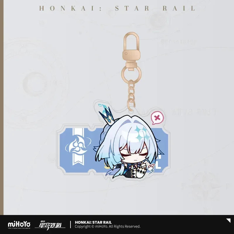 Pom-Pom Exhibition Series Acrylic Keychain Honkai: Star Rail