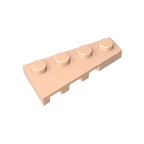 Gobricks GDS-549 Wedge Plate 4 x 2 Right | Building Block for Compatible DIY Sets