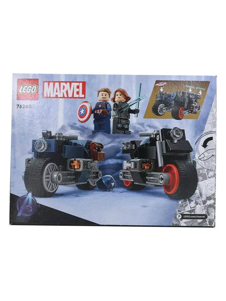 LEGO 76260 Super Heroes Marvel Black Widow and Captain America Touring Toy Blocks - LEGO76260