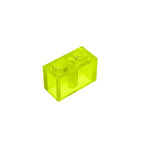 Educational Assemblage Gobricks Brick 1 x 2 without Bottom Tube | Compatible with Lego 3004 3065 35743