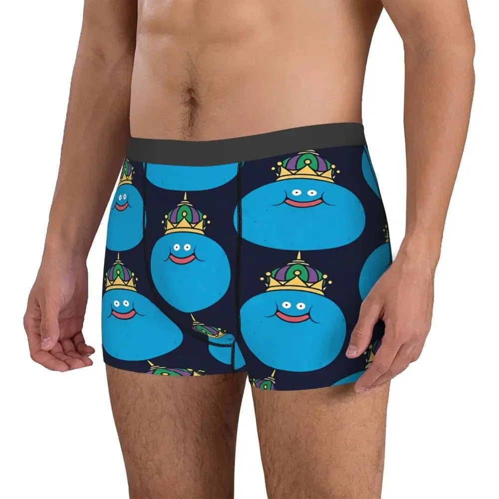 King Slime Monster Man's Boxer Briefs Underpants Dragon Quest Game Highly Breathable Top Quality Gift Idea