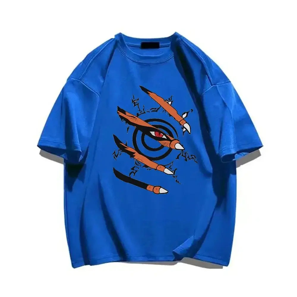 Naruto Graphic T-Shirt: Nine-Tails Seal Anime Top