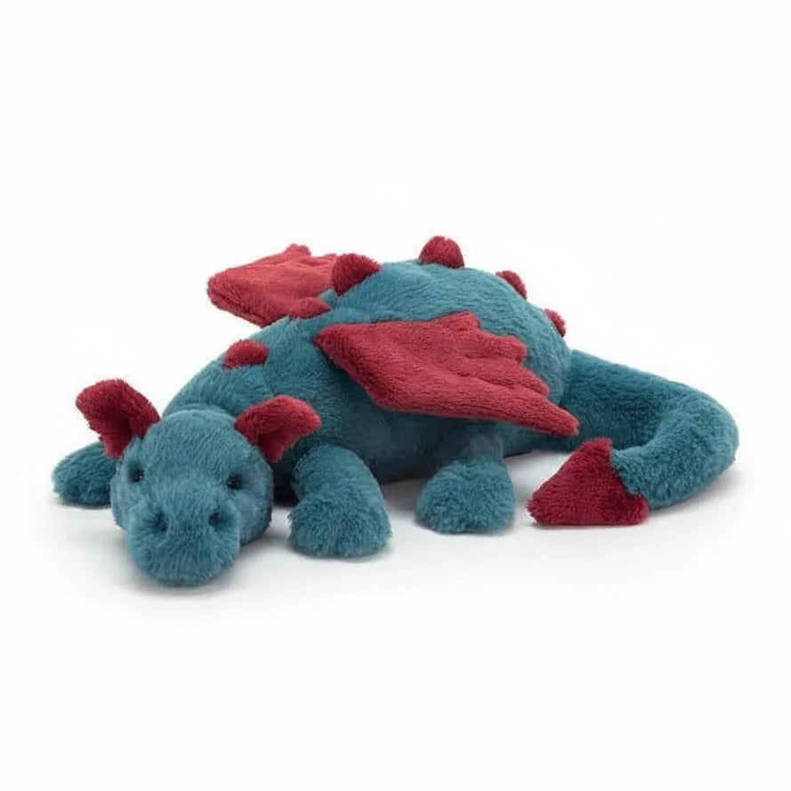 Large Soft Rainbow Dragon Plush Toy - Sky Flying Stuffed Animal Pillow Gift