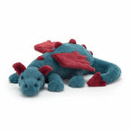 Large Soft Rainbow Dragon Plush Toy - Sky Flying Stuffed Animal Pillow Gift
