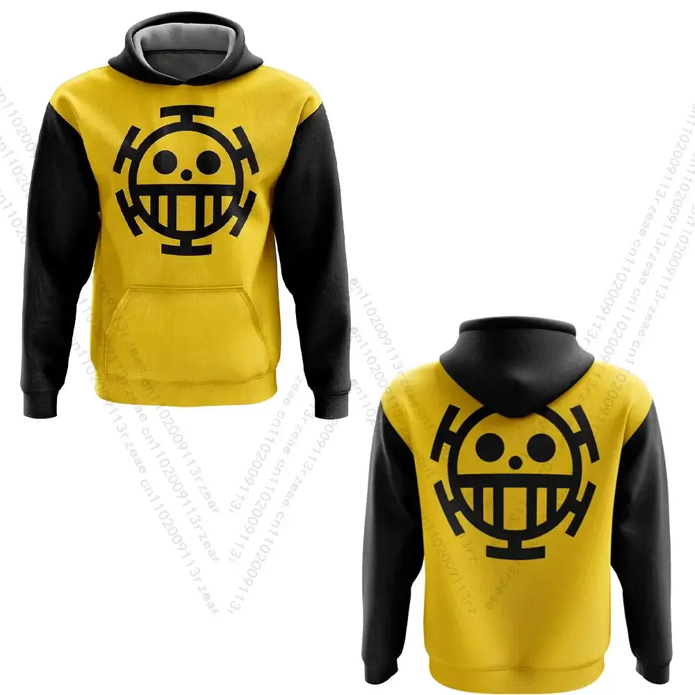 Trafalgar Law Harajuku Hoodie One Piece Gym Pullover