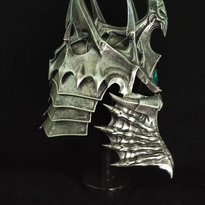 Alsace The Lich King Helmet 1/1 Helmet Of Dominance Crown Of Cold Ice Helmet Model Collection Birthday Gifts