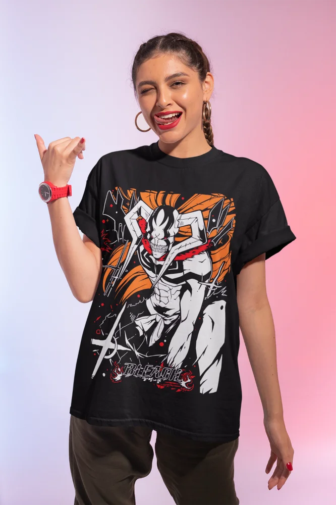 Bleach Ichigo T-Shirt: Manga Strip Anime Soft Cotton Tee