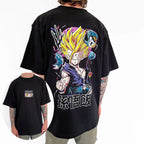 Dragon Ball Son Goku Oversized Retro Graphic T-Shirt 2026