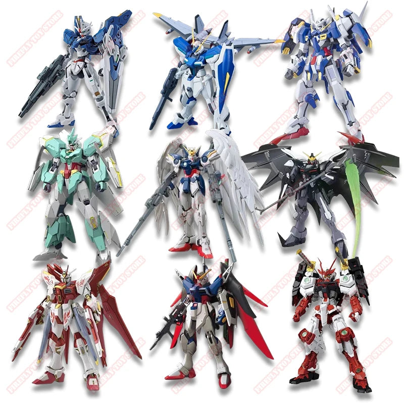 GUNDAM Animation Game Peripheral Toys HG 1/144 Assembly Toy WING Red Frame DESTINY Anime Figures Action Movable Model Collection