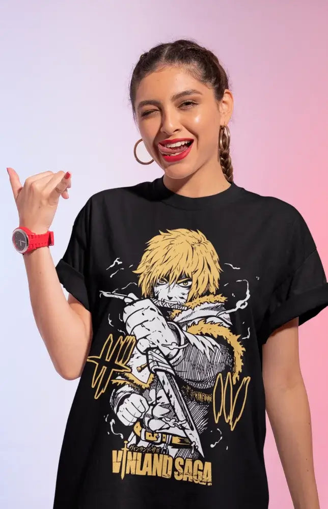 Thorfinn Askeladd T-Shirt Vinland Saga Viking Anime Tee