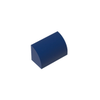 Gobricks GDS-M063 Curved Brick 1 x 2 x 1 No Studs | Compatible Building Block