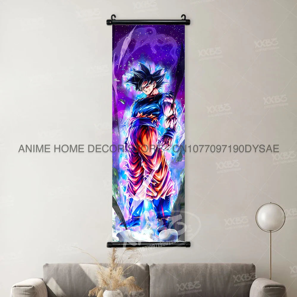 Dragon Ball Posters: Goku & Vegeta Anime Wall Scrolls