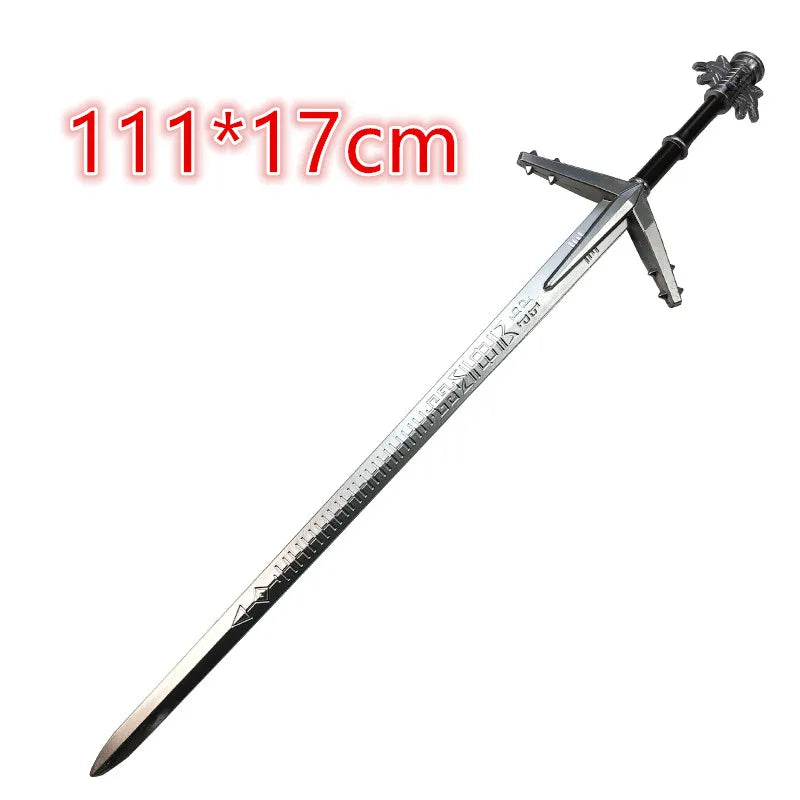 Arma de espada 1:1, Cosplay de lobo blanco, regalo de juego de rol, espada joya de seguridad de PU Wizard Eredin Alice