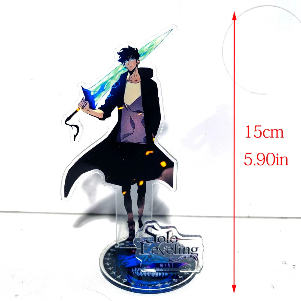 Solo Leveling Acrylic Stand, Acrylic Anime Manwha Figures and Figurines Statue 15 CM