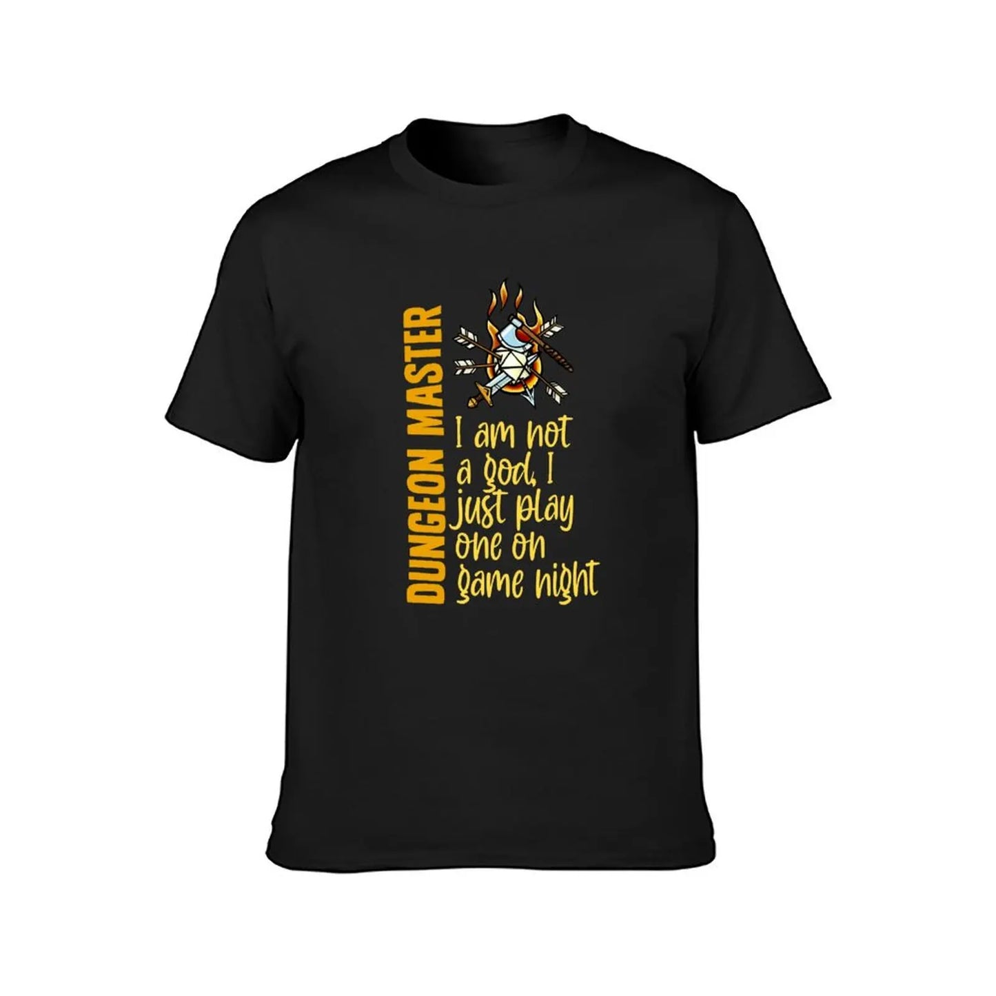Dungeon Master T-Shirt Blouse vêtements vintage T-shirt en coton homme