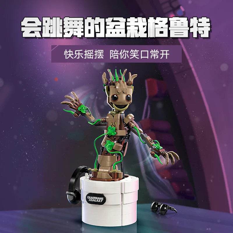 Lego Super Heroes Marvel 76297 Dancing Groot Building Block Gifts for Boys and Girls - 