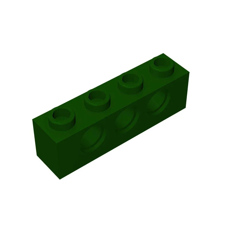 Gobricks GDS-625 Technical Brick 1x4 3-Hole | Compatible with Lego 3701