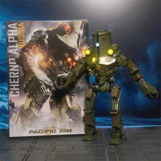 21cm New Pacific Rim Cherno Alpha Action Figure Crimson Typhoon Light Upgrade Anime Figure For Kids Toys Room Decoration Gifts