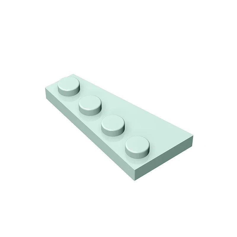 Gobricks GDS-549 Wedge Plate 4 x 2 Right | Building Block for Compatible DIY Sets