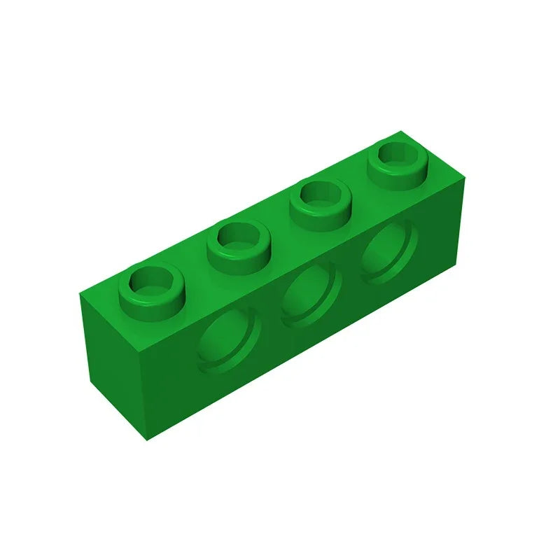 Gobricks GDS-625 Technical Brick 1x4 3-Hole | Compatible with Lego 3701