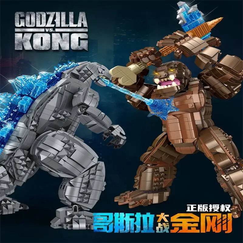 Assembling building blocks compatible with LEGO Godzilla vs. Kong, difficult assembly model, mechanical monster ornament toy - Mechagodzilla1446pcs
