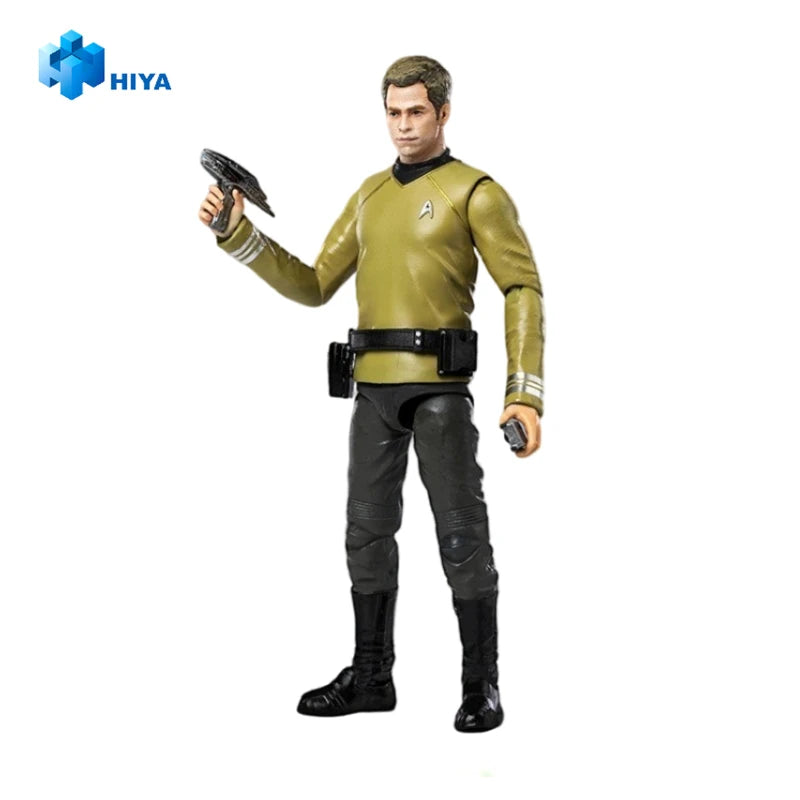 100% Original HIYA exquis MINI Star Trek 2009 Kirk 1/18 Animation figurine jouet cadeau modèle Collection passe-temps