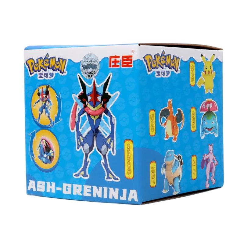 Pokemon Pokeball Anime Figures Toys, Pikachu Gengar Dragonite Snorlax Lapras Pocket Pokeball Toys
