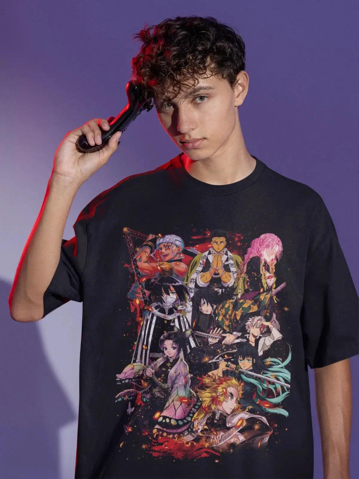 Demon Slayer Hero Characters Y2K Children Cotton T-Shirt