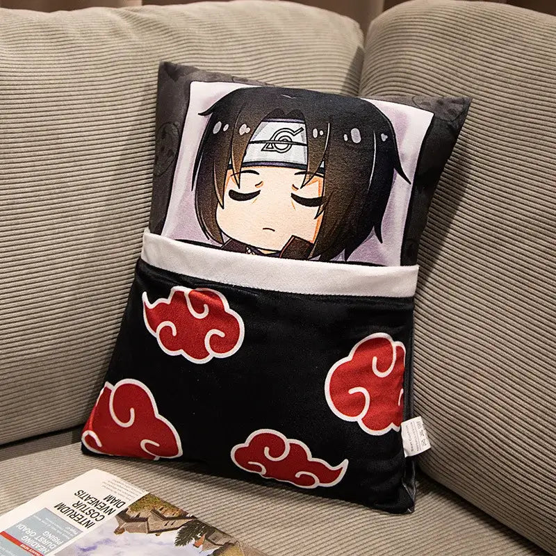 Naruto Anime Plush Pillow: Kakashi & Naruto