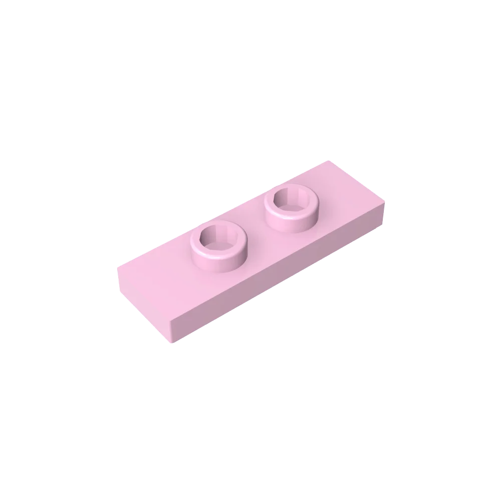 Gobricks GDS-1504 Plate, Modified 1 x 3 with 2 Studs (Double Jumper) | Compatible Building Block Piece