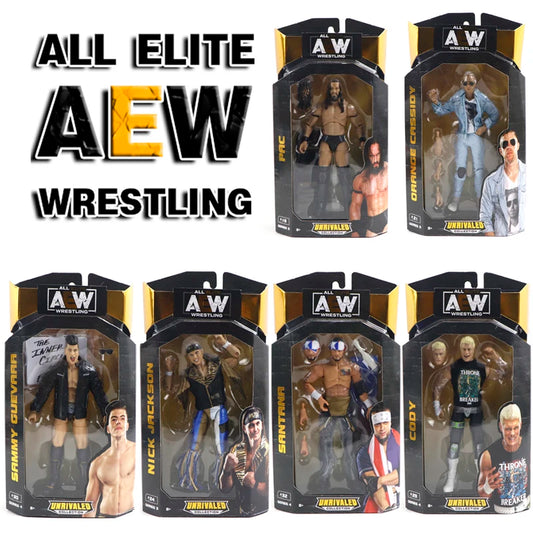 AEW/WWF/WWE/WCW All Elite Wrestling Unmatched Series 4#3 Pvc Action Figures