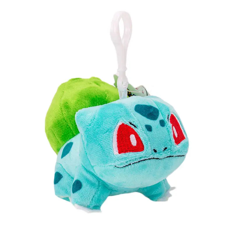 Pokemon Plush Keychain Action Figure Pikachu Key Chain Psyduck Bulbasaur Keyring Backpack Pendant Plushies Accessories Gift