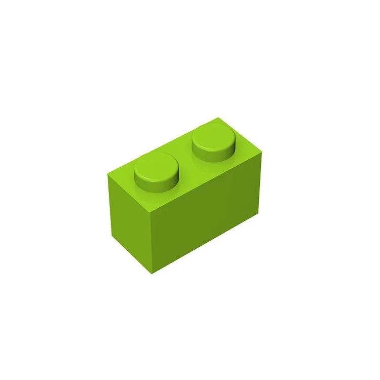 Educational Assemblage Gobricks Brick 1 x 2 without Bottom Tube | Compatible with Lego 3004 3065 35743