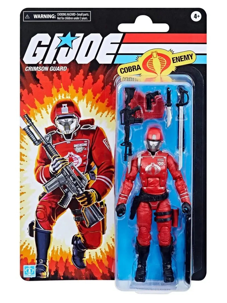 Hasbro G.I. Joe GI JOE Classified Series Retro Crimson Guard Action Figure Model Toy Collection Hobby Gift