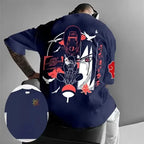 Obito Uchiha T-shirt: Naruto Anime Parent-Child Cotton Tee