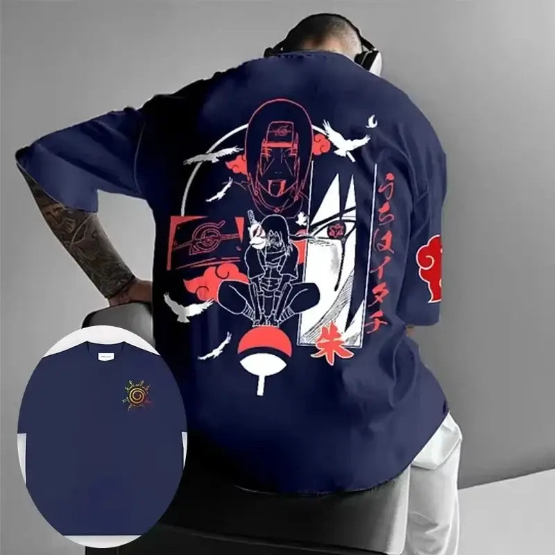 Obito Uchiha T-shirt: Naruto Anime Parent-Child Cotton Tee