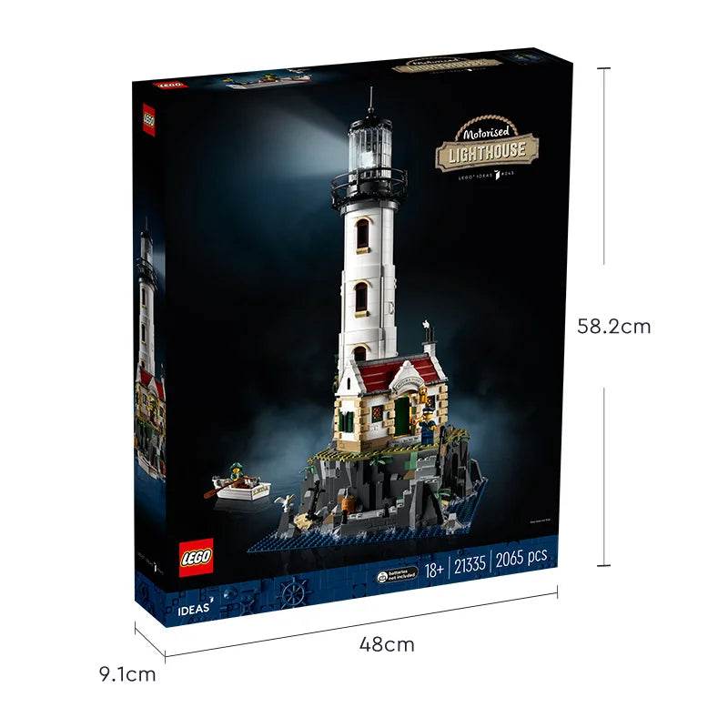 LEGO IDEAS 21335 electric lighthouse creative educational toys for men and women building block gifts - 