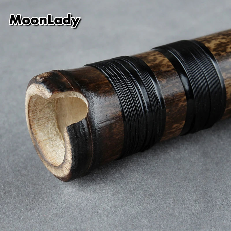 Shakuhachi 54cm Vertical Flute D Key Shakuhachi 5 Holes Wooden Musical Instruments New Arrival Bamboo Flute Woodwind Instrument