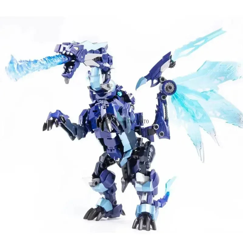 Jouet de Transformation Jinbao, Dragon flamme bleue, Dragon rouge 8871 8871B KO DF07 DF08 DF-07, figurine d'action, jouet de Collection, cadeau, en Stock