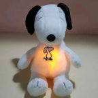 Calming Breathing Snoopy Plush Toy - Glowing Sleep Aid & Anxiety Relief