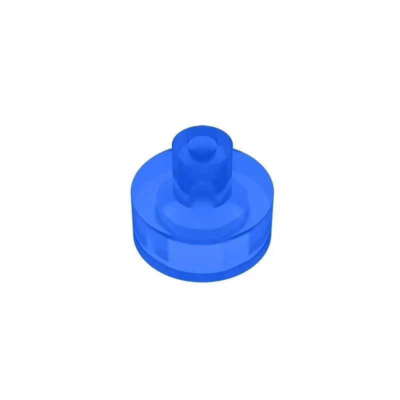 Gobricks Tile Round 1x1 with Bar and Pin Holder | Compatible Building Block