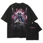 Bleach Aizen Sousuke Harajuku Washed Graphic T-Shirt