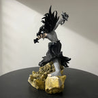 ‌Bleach Anime Figurines Ichigo Kurosaki Final Getsuga Tensho Combat Figure Model Statue 24 CM