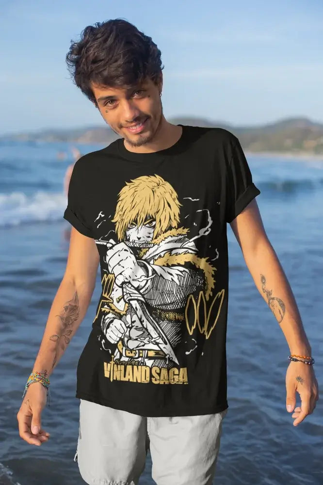 Thorfinn Askeladd T-Shirt Vinland Saga Viking Anime Tee
