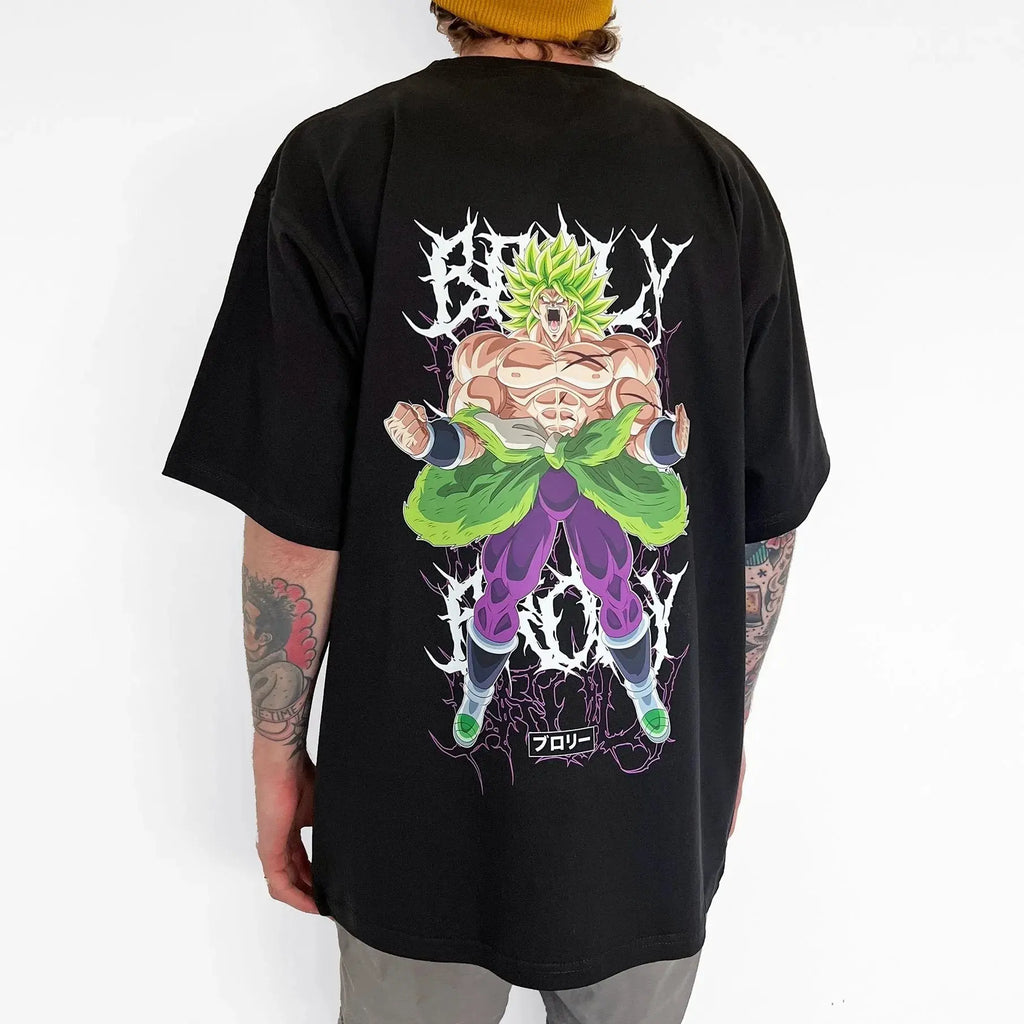 Dragon Ball Son Goku Oversized Retro Graphic T-Shirt 2026